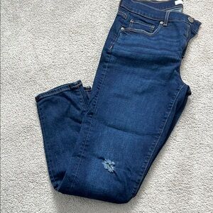 Loft Modern Skinny size 8 jeans dark blue